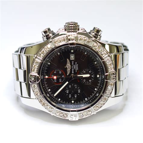 super avenger breitling diamond watch replica|pre owned breitling super avenger.